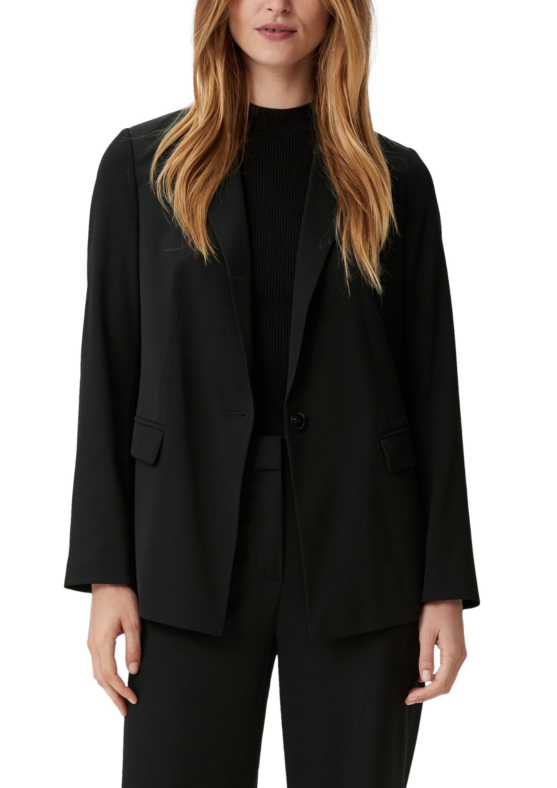 Comma Travel-Blazer mit Seitenschlitzen
