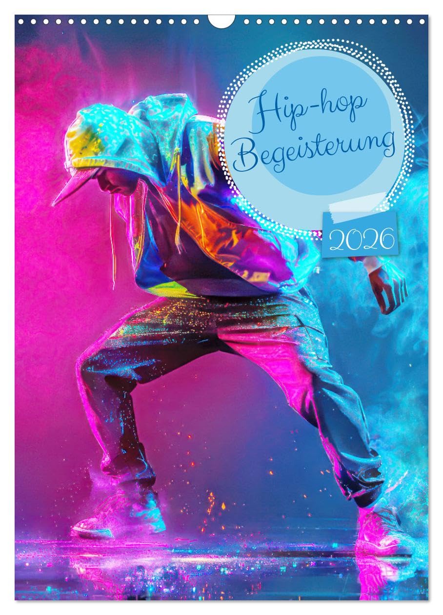 Hip-hop enthusiasm UK-Version (Wall Calendar 2026 DIN A3 Portrait), CALVENDO 12 Month Wall Calendar — image 1