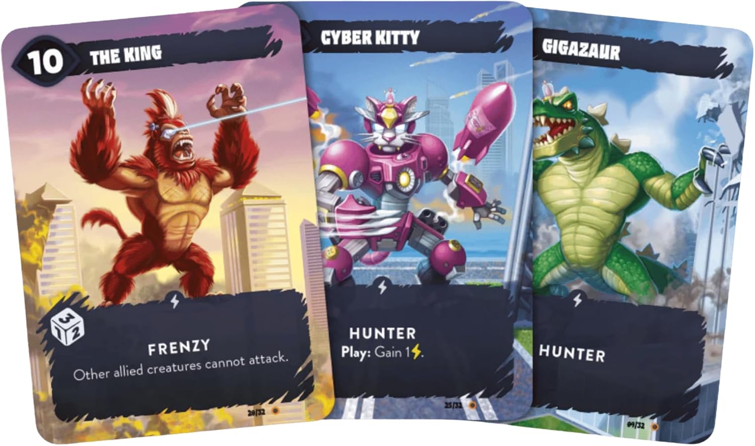Mindbug: King of Tokyo Card Game - Epic Crossover Battle of Kaijus & Monsters, Strategic Duel Game with Dice, Energy Cubes & Creature Cards for Kids & Adults, Ages 8+, 2 Players, 15 Minute Playtime