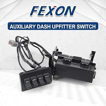 Auxiliary Dash Upfitter Switch Compatible with Ford F250 F350 F450 F550 | F550 Super Duty 2009-2016 Replace AL3Z13D730AA