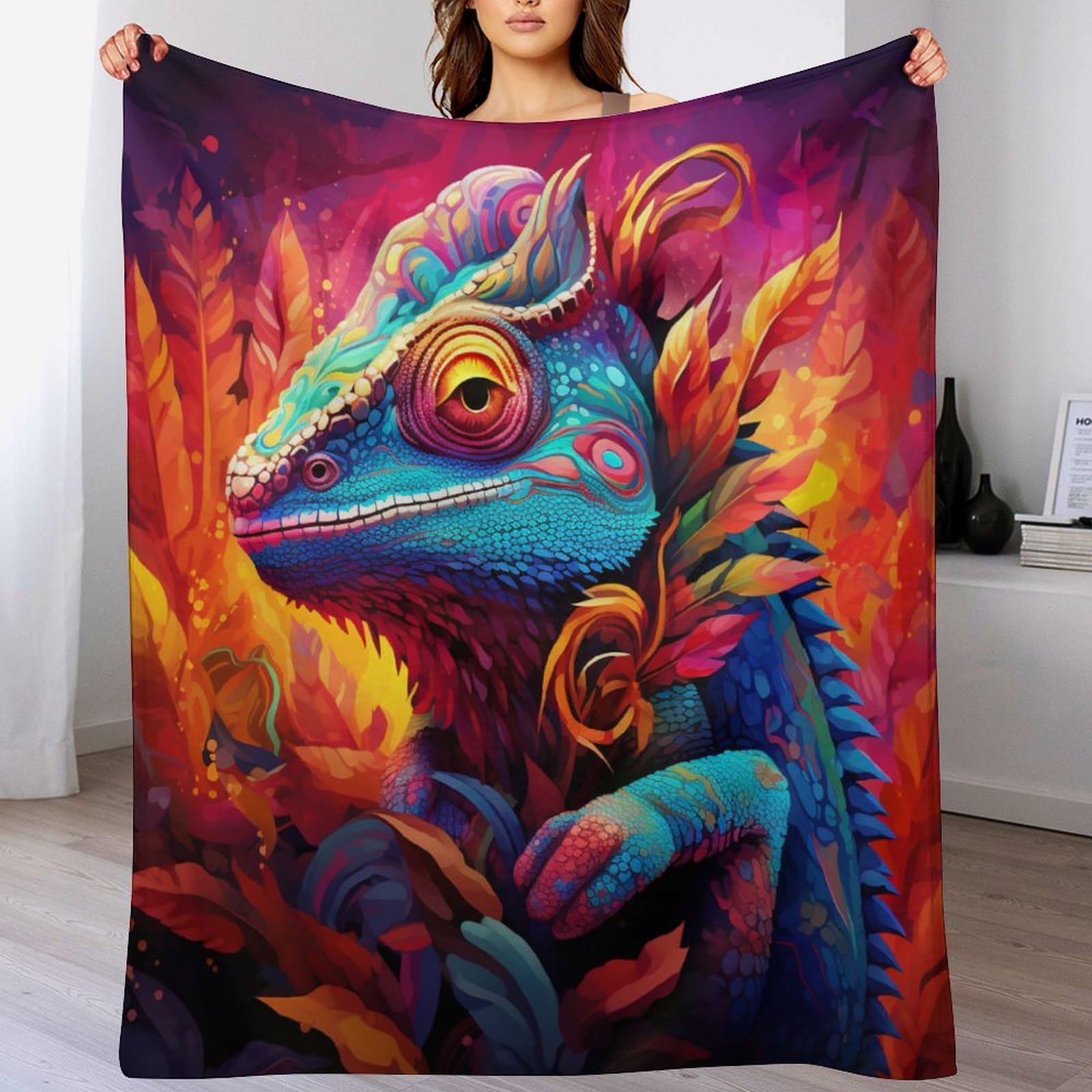 Couverture en flannel douce pour réchauffer vos soirées canapé