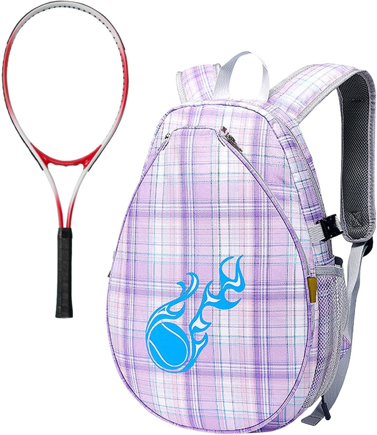 Kids Tennis Bag – Outdoor Sports Backpack | Badminton Racquet Bag For Boys, Girls, Youth Players, Beginners, Athletes, Lessons, Tournaments, Summer Camp, School, Travel, Birthday, Clubs, And Clothes S