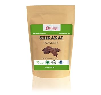 Organic Shikakai Powder, 200Gm Acacia concinna