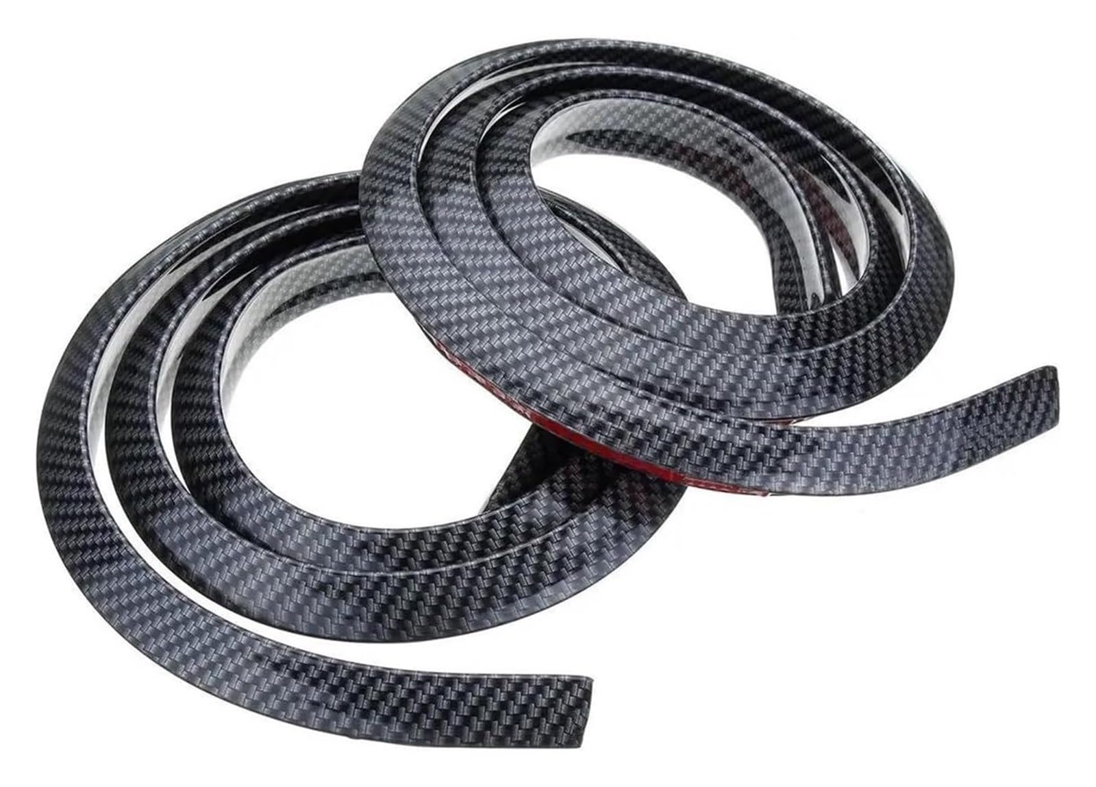 1,5 M Extensions De Bande Passage Roue Anti-Rayures Garde-Boue Voiture Fender Flare Extension Moulure Sourcil Garniture 4 X Carbone Sourcil Roue Voiture(4 X Carbon)