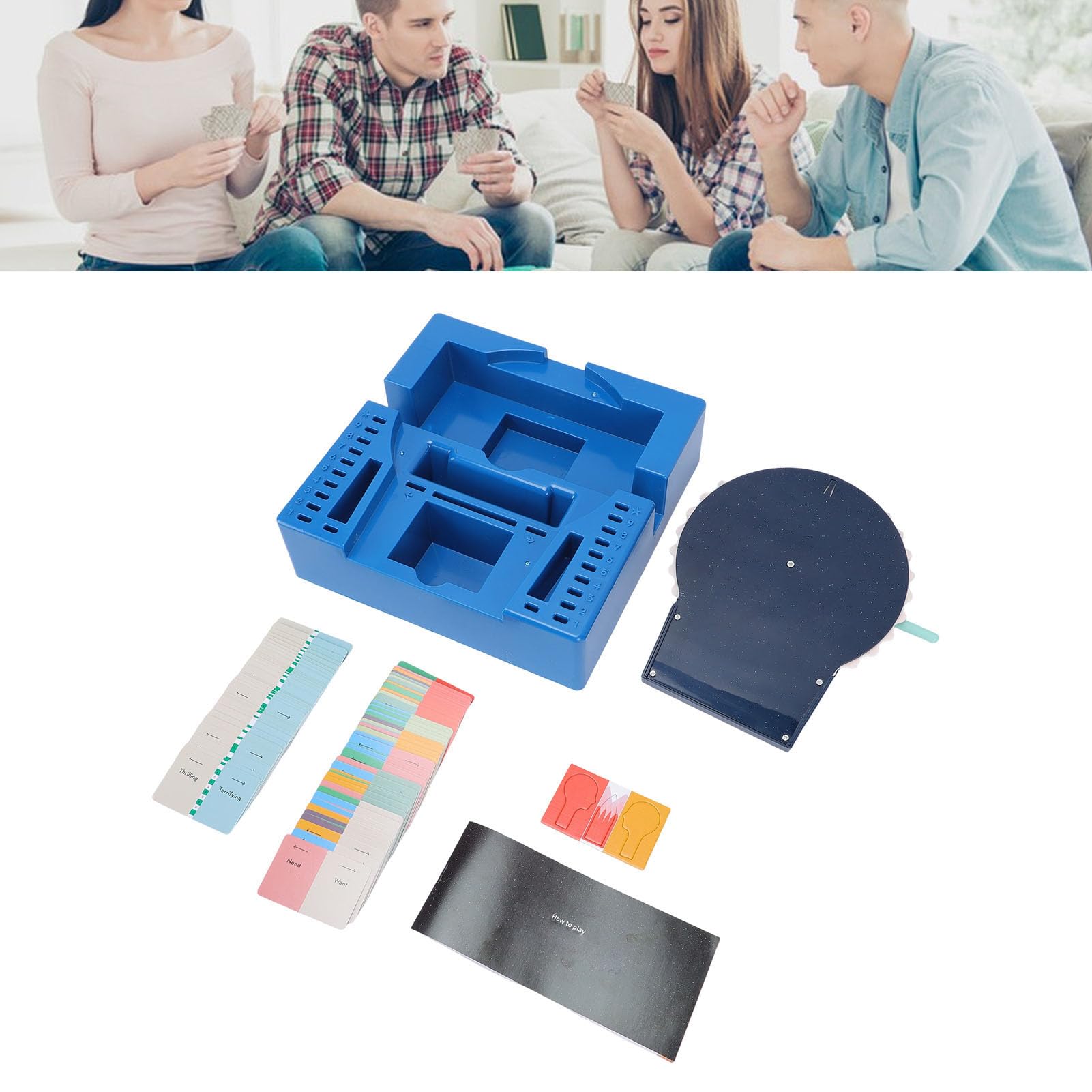 Topiky Juego de Mesa de Longitud de Onda, Juego de Cartas de Fiesta Telepática, de Mesa a de Patrones para Niños y Adultos, Entretenimiento Estratégico, Vacaciones Familiares, Juguetes para Jugadores