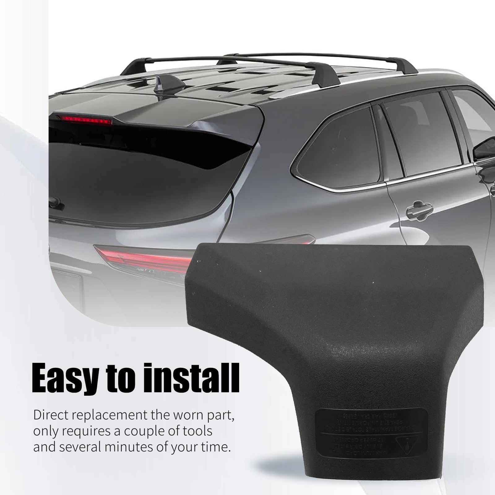 Amazon.com: DUZFOREI PT767-48200-CVLF Roof Rack Rail Cover Cap
