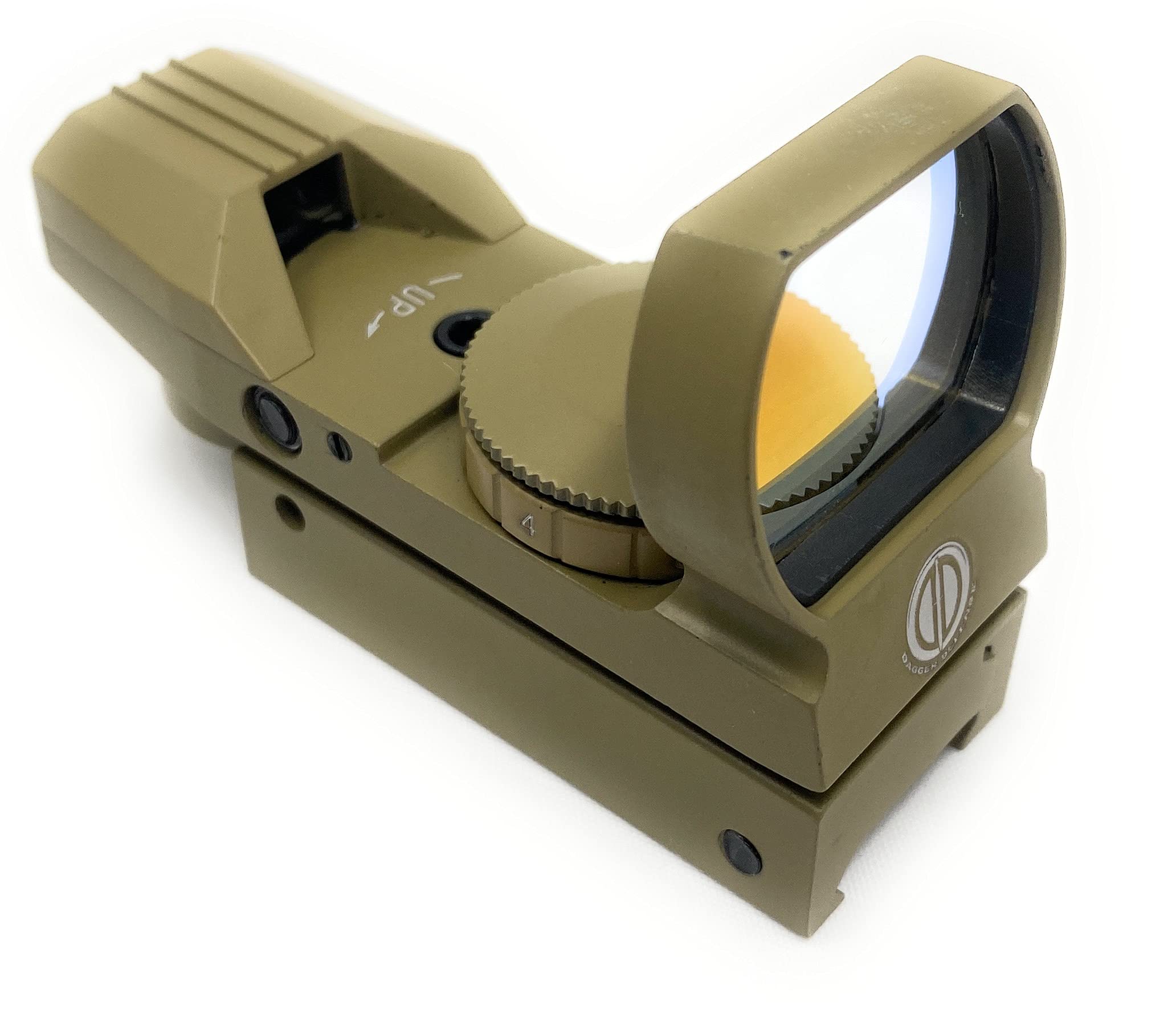 Dagger Defense -Combat Vet Owned Company- DD102R Red Dot Reflex Sight Scope - Reflex Sight Optic and Substitute for Holographic red dot Sights