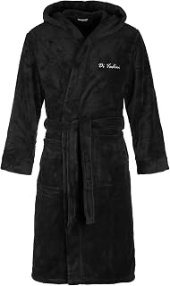 albornoz de mujer unisex para hombre Florence con capucha I Bata esponjosa I Camisón de microfibra fina Oeko-Tex Standard 100 I Kimono con selección de color y talla XXS - 5XL