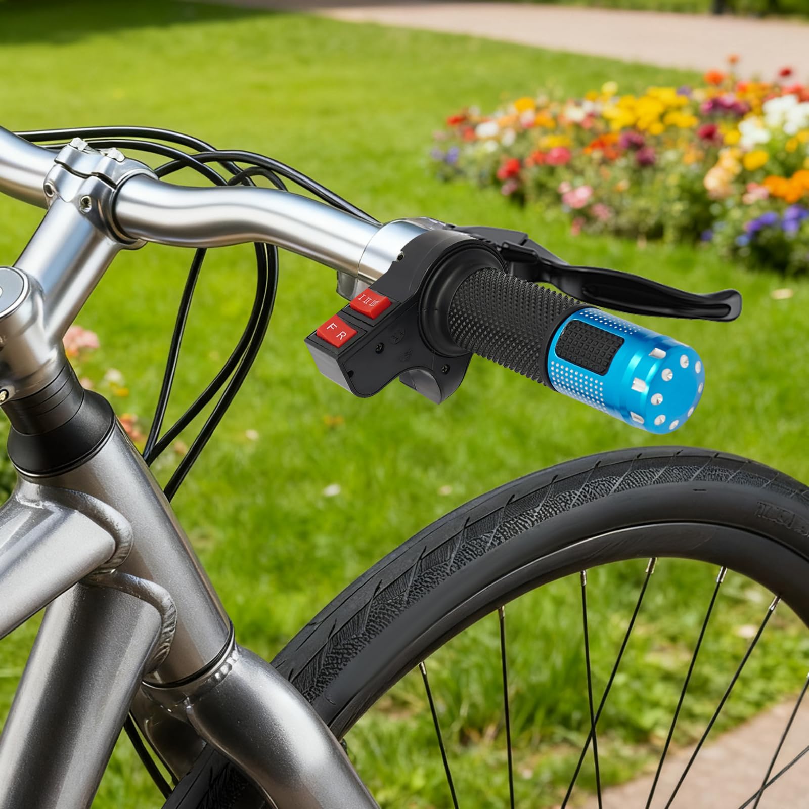 350W Bürstenlose Getriebemotoren Bausatz, Leistungsstarker 36V Elektromotor mit 330 U/min, Controller und 3-Gang-Rückwärtsdrossel, Komplett-Kit für E-Bike, Roller, Go-Kart, ATV, Rasenmäher