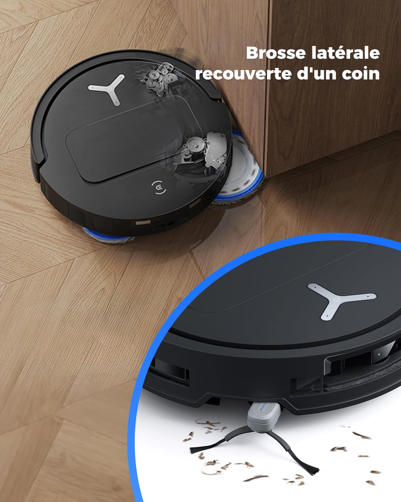 Accessoire Ecovacs Deebot T50 PRO OMNI Gen2 Aspirateur Brosse Principale Brosses Latérales Lingettes Filtres Sacs