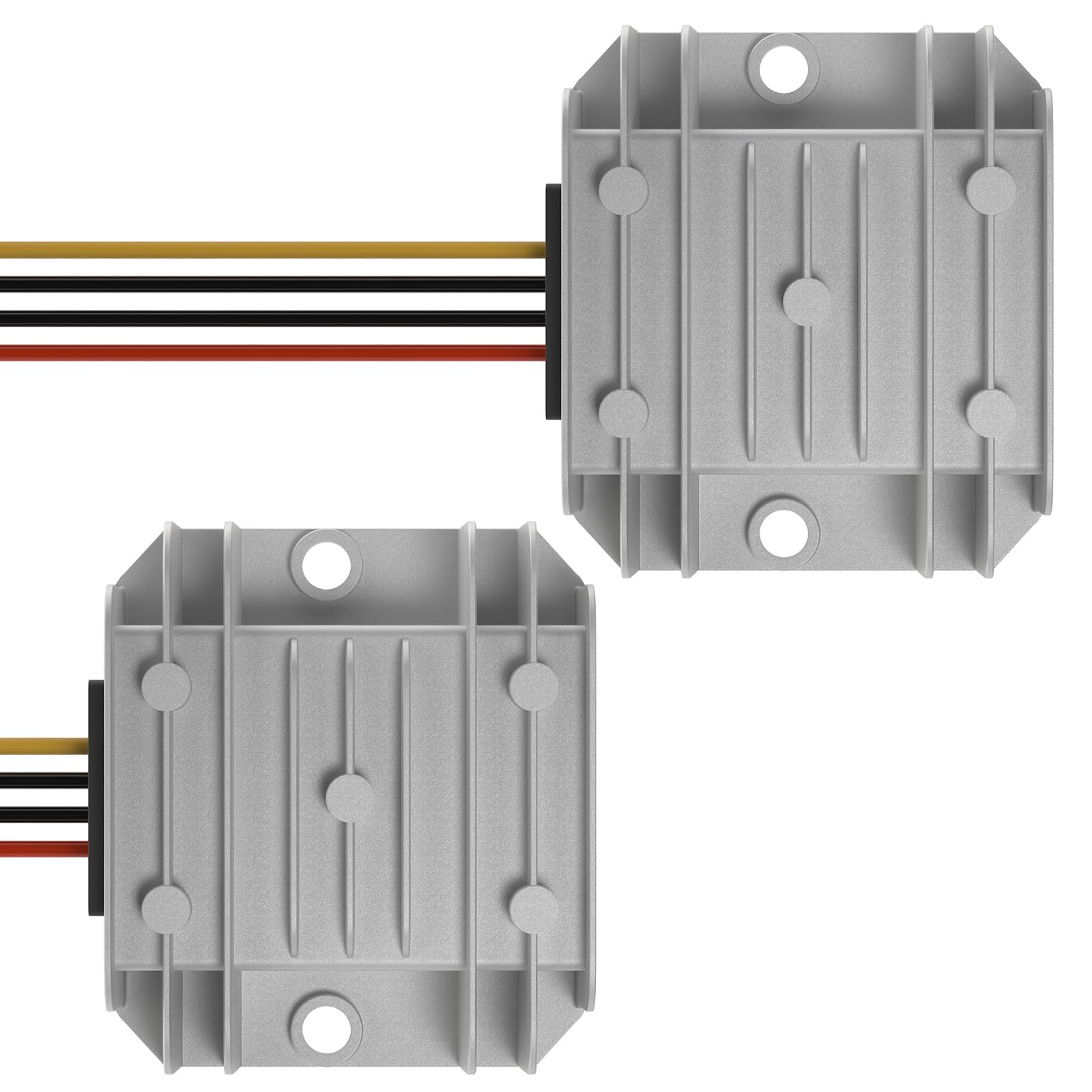 DROK IP68 Waterproof 24v to 12v Step Down Converter Pack of 2 - DC to DC Buck Converter 6A 20-90v to 12v Voltage Regulator for Camera Car RV DIY Project-image-46