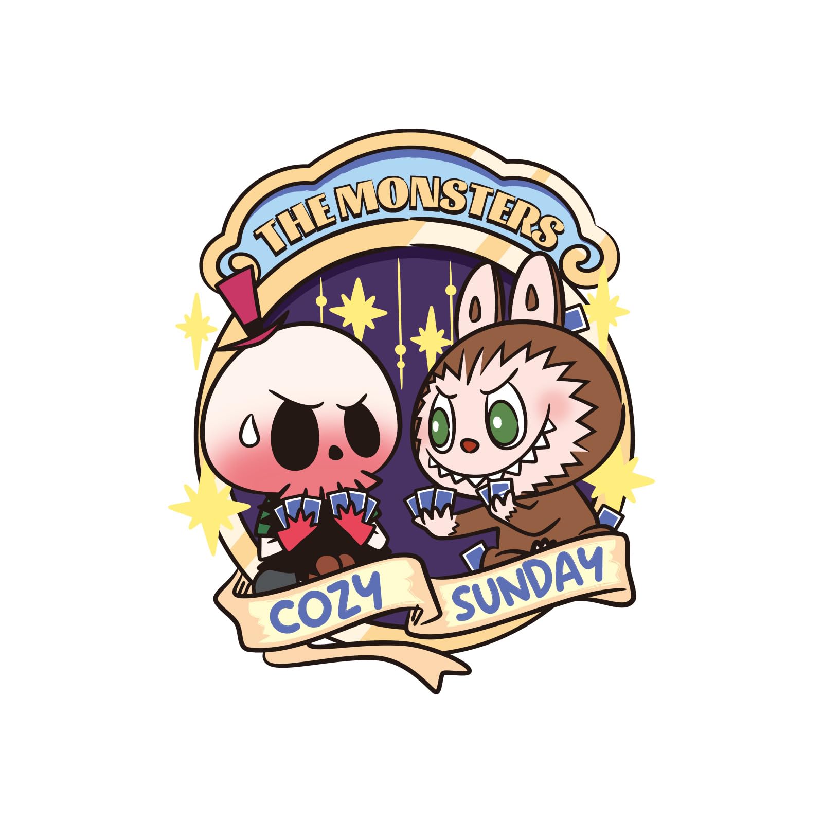 LABUBU Mischief Diary Series - Jelly Sticker