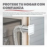 Vista 4 de Repuesto DEFLECTO HS4W/18 Supurr-vent para cubierta de ventilación, blanco, N/A