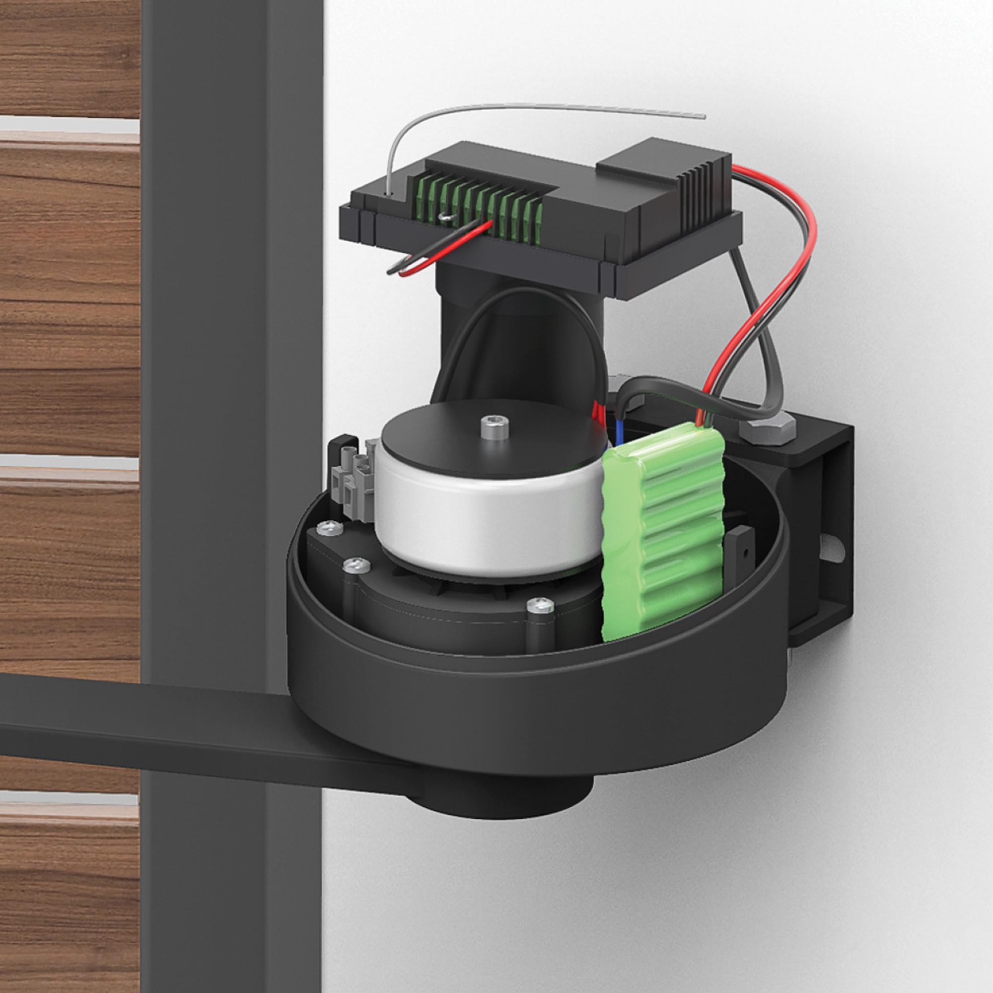 Avidsen Batterie Secours 24V pour Motorisation Portail et Garage, 900mAh | Alimentation secours 24V,900mAh,Recharge auto,NiMh,Compact moteur,Connecteur carte électronique,Plage -20°C à 45°C,CE/RoHS