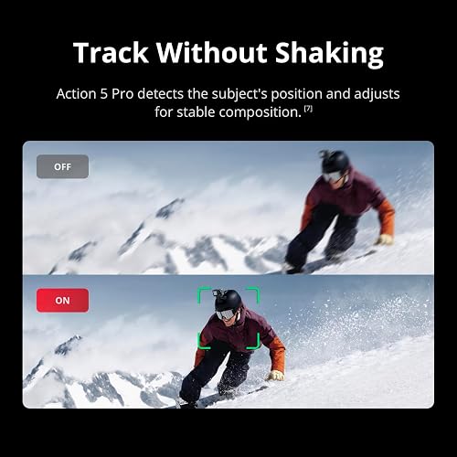 DJI Osmo Action 5 Pro Essential Combo, Action Camera With 1/1.3″ Sensor, 4K/120fps Waterproof Camera, Subject Tracking, Stabilization, Dual OLED Touchscreens, Ideal for Sports, Vlog - 3