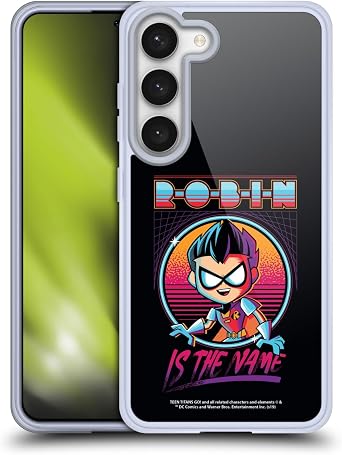 Head Case Designs Officially Licensed Teen Titans Go! to The Movies Robin Graphic Designs Gel Case [Military Grade Protection] Compatible with Samsung Galaxy S23 5G and Compatible with MagSafe