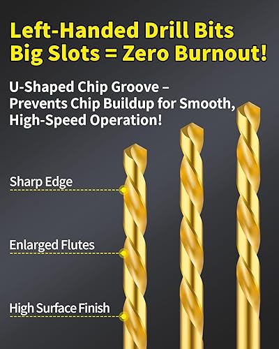 Miniatura 4 de Juego de 16 extractores de tornillos con brocas para zurdos, kit de removedor de pernos fácil de sacar para tornillos oxidados dañados y pernos