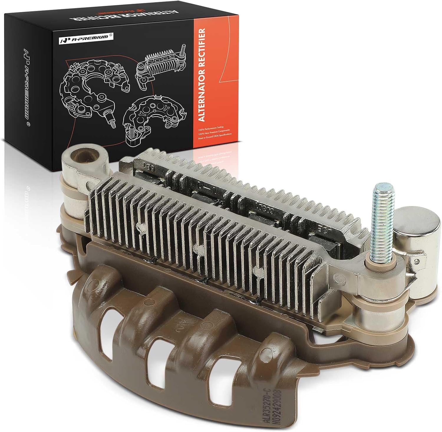 A-Premium Alternator Rectifier Compatible with Hyundai, Dodge & Mitsubishi