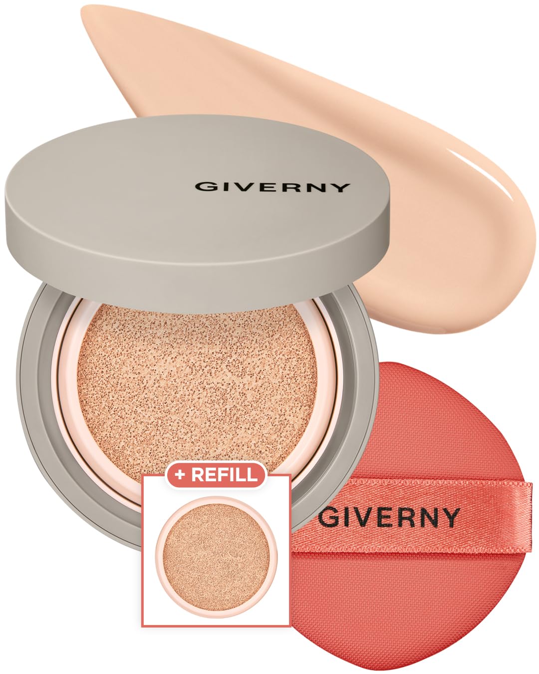 Amazon.com : GIVERNY Milchak Matt Fit Cushion Foundation with