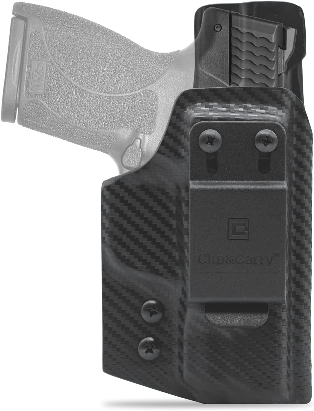 Clip & Carry IWB Kydex Holster for The Smith & Wesson S&W M&P Shield 45 / Shield 45 M2.0 Pistol - Inside Waistband Concealed Carry - Audible Retention - Claw Compatible - USA Veteran Made