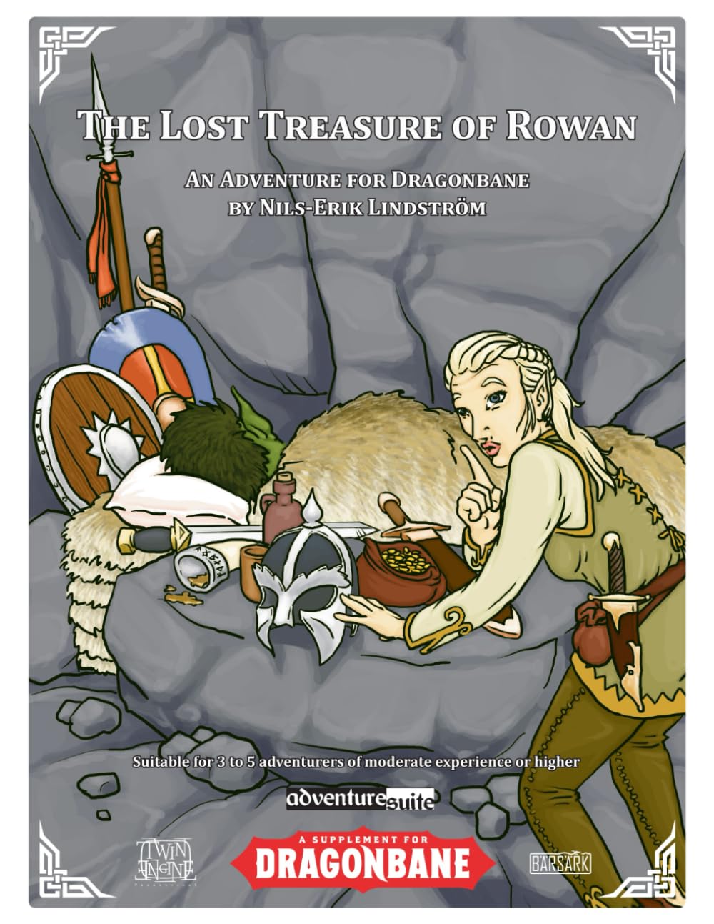 The Lost Treasure of Rowan: An Adventure for Dragonbane (Adventure Suite: Dragonbane)