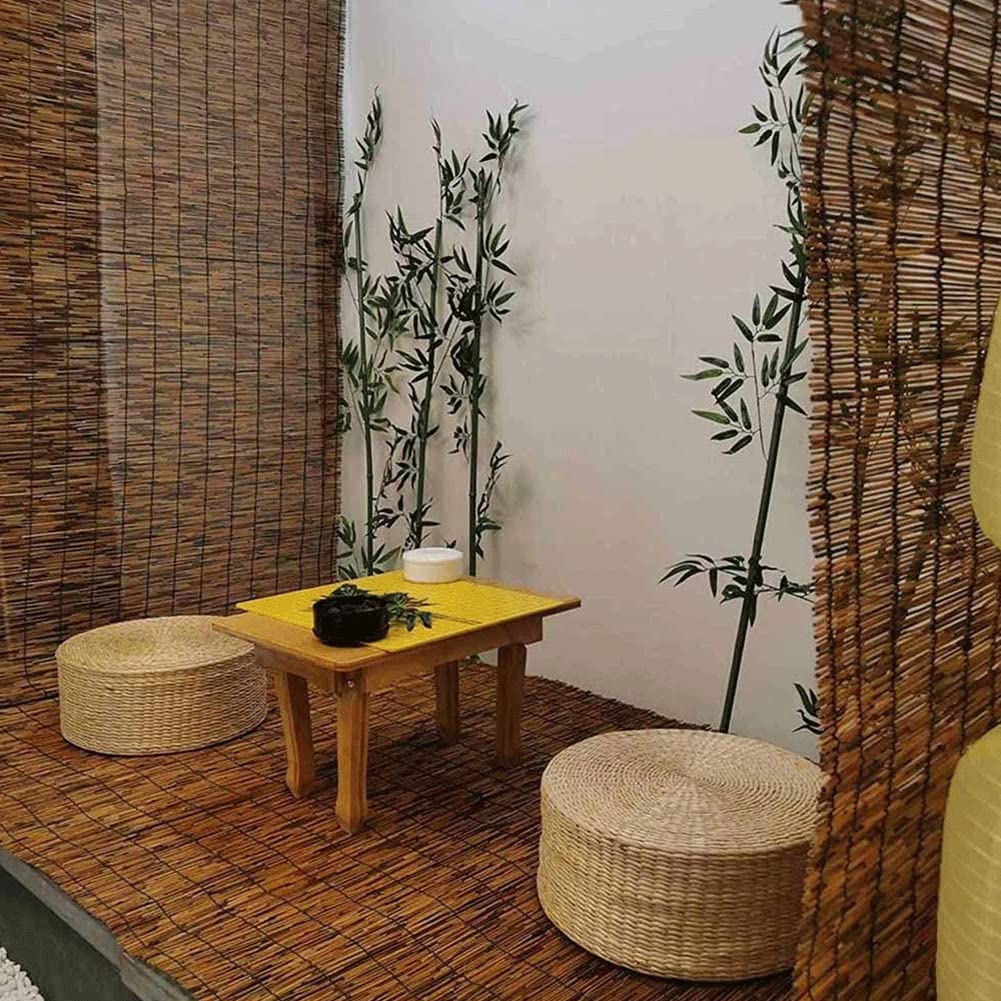 Bambus-Sichtschutzzaun-Rolle, 1,2 m x 7 m, natürliche Gartendekoration für Terrasse, Hotel, Restaurant, hochwertiger Bambuszaun für mehr Privatsphäre und Dekoration.