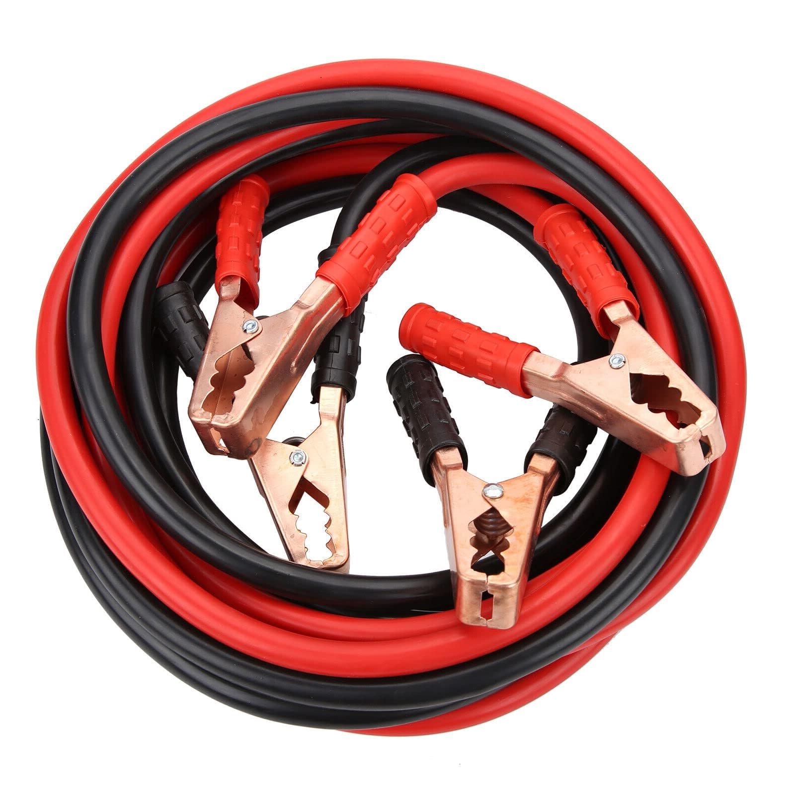 Cavi di avviamento per auto, isolati da 4 m, 1000 A, resistenti, professionali, con custodia, per auto, moto, furgoni, camion a benzina e diesel,