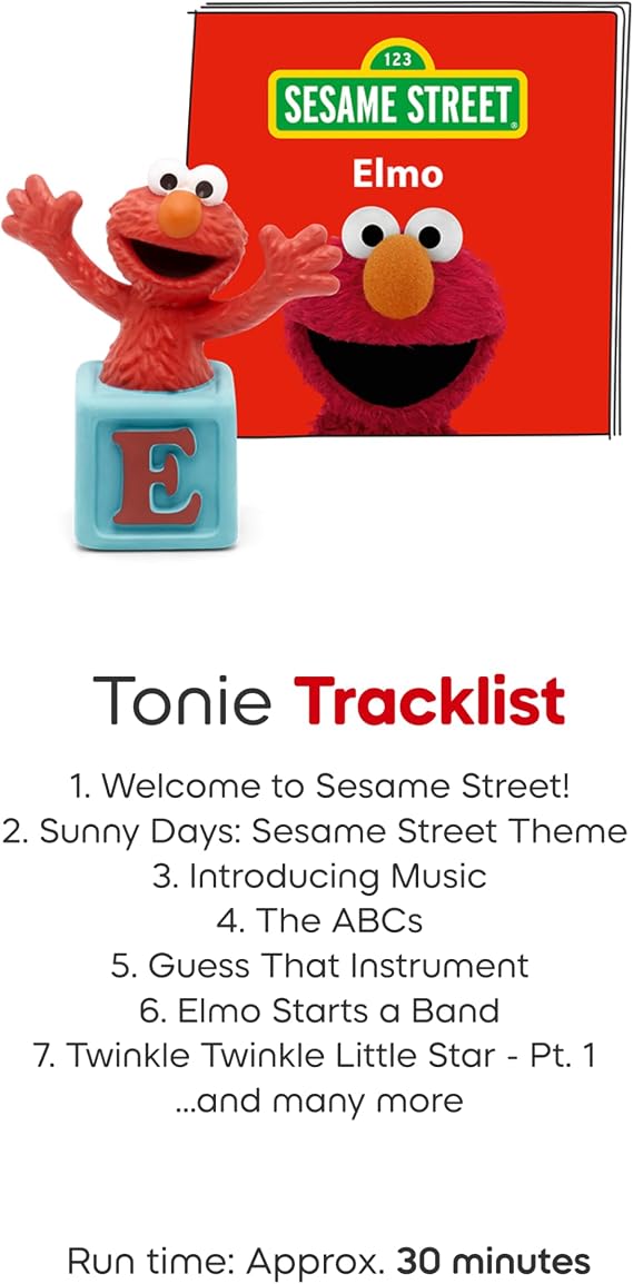 Tonies Elmo Audio Toy Figurine from Sesame Street [English]