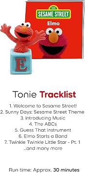Tonies Elmo Audio Toy Figurine from Sesame Street [English]