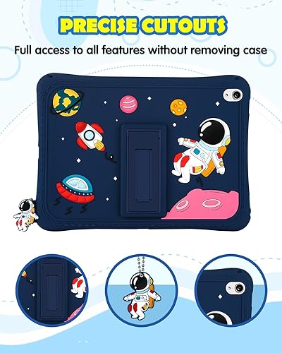 Vista 39 de Funda para iPad Air de 11 pulgadas M2 2024/M3 2025/Air 5ª/4ª generación, Pro 11 pulgadas, funda de silicona con soporte para iPad Air 10.9/Air5/Air4