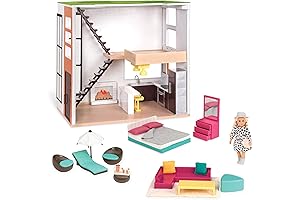 Lundby Lundby Loft - Luxury Scandinavian Dollhouse - 3 Doll Furniture Sets...