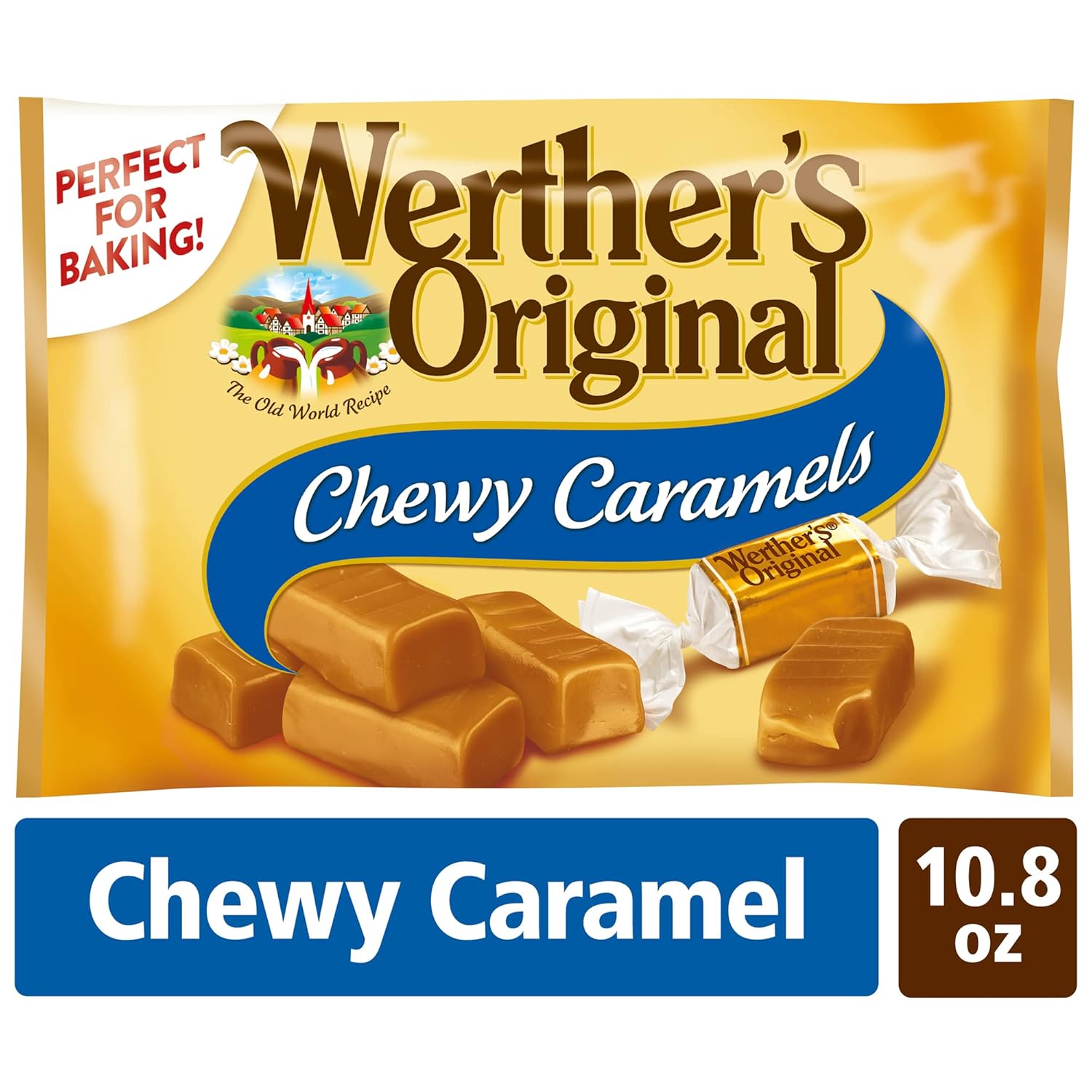 Werther's Original Caramel Hard Candies 39.75oz Bag 2 Pound (Pack of 1)