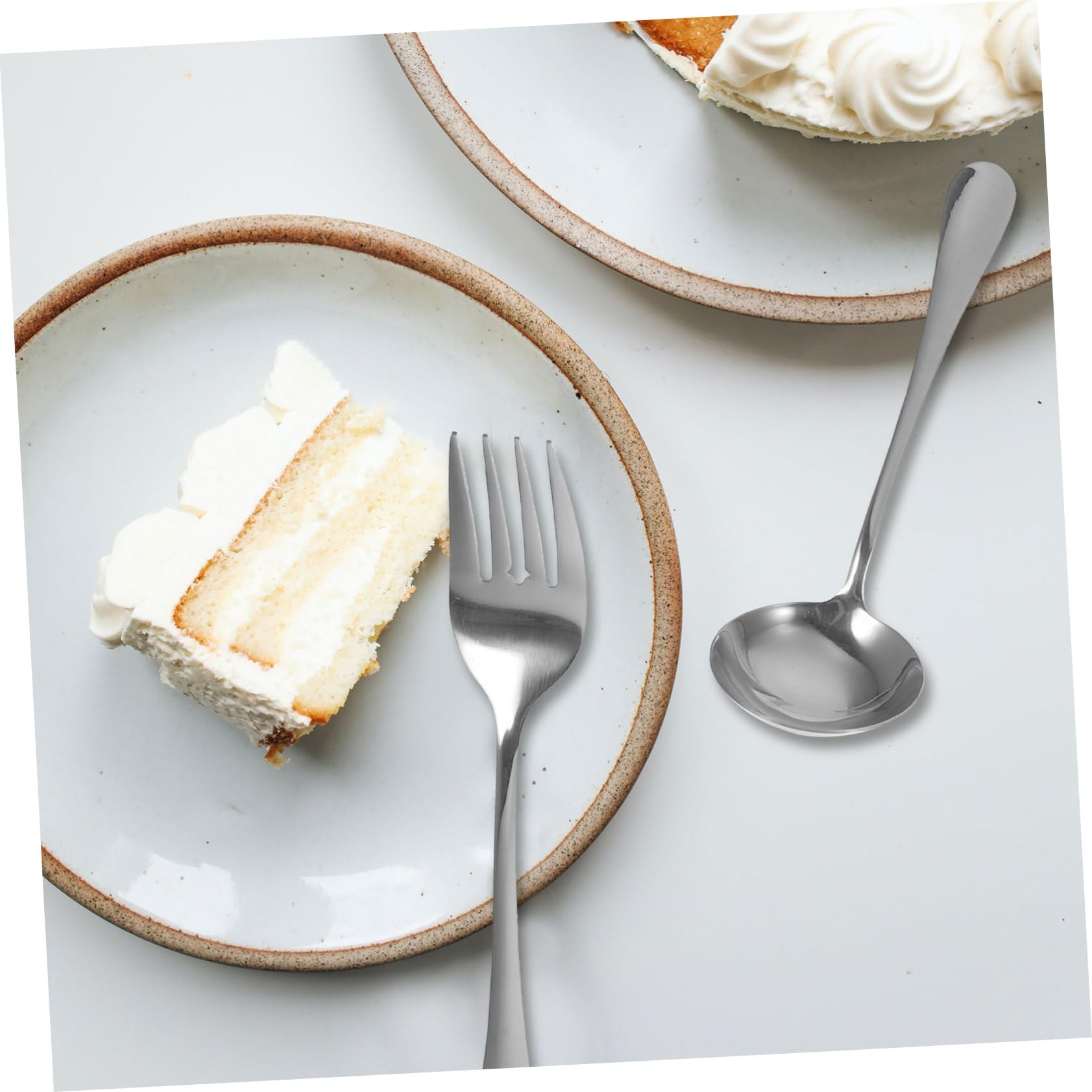 Ensemble D’ustensiles de Service pour Gâteau 12 Pouces en Acier Inoxydable | Service de Table Minimaliste, Usage Restaurant et Maison, pour Tartes et Pizza, Finition Argentée Élégante