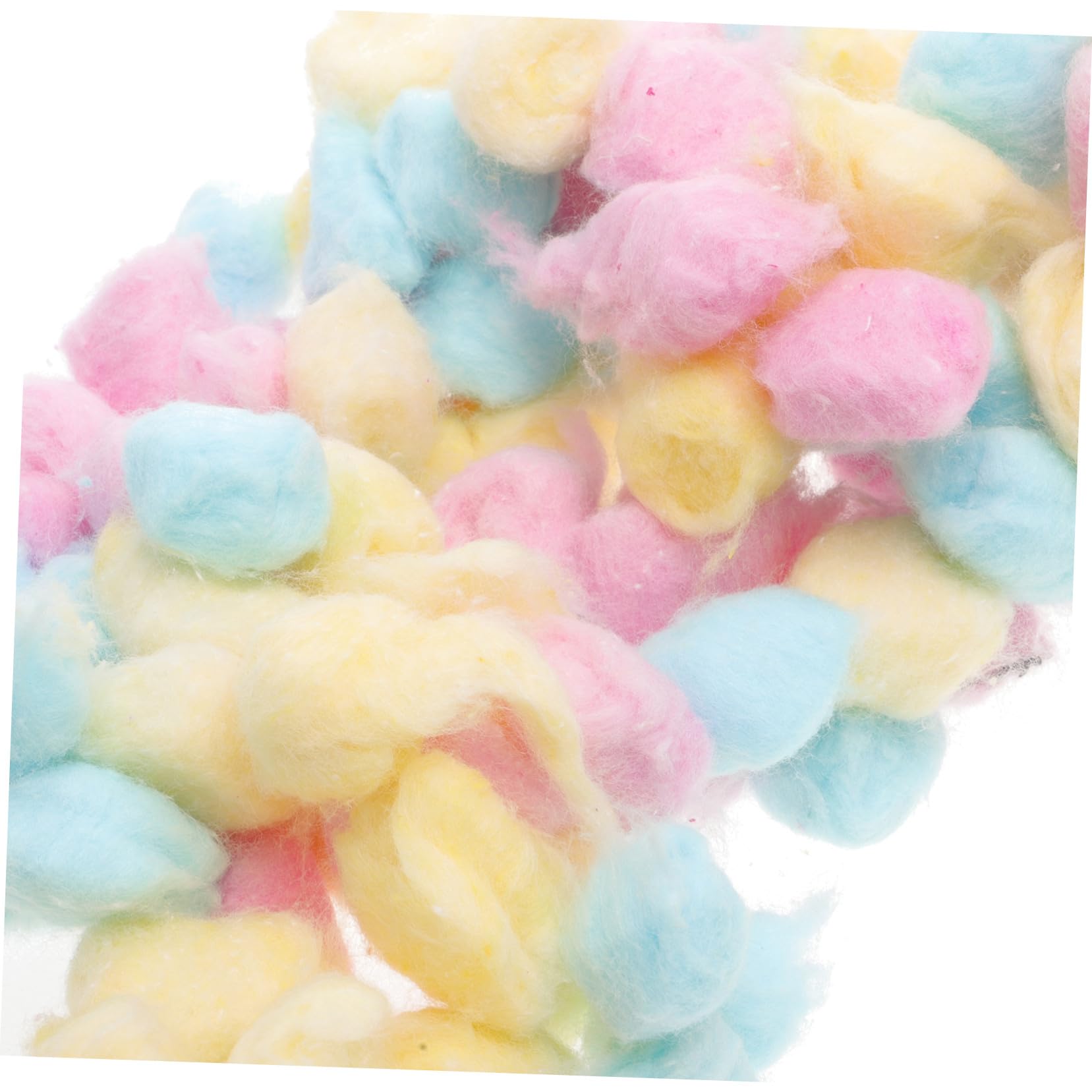 Ipetboom 500g Baumwollbällchen für Babys in Verschiedenen Farben Sanft zur Haut zur Gesichtsreinigung Sowie für Bastelarbeiten