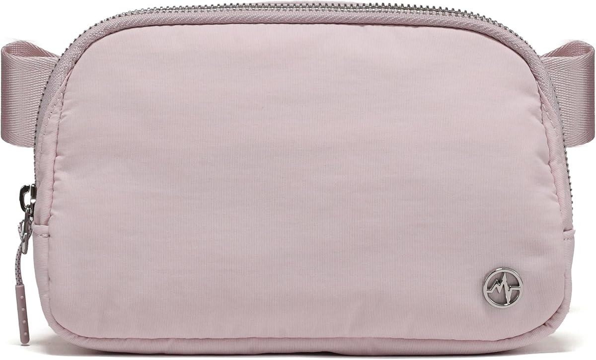 Unisex Belt Bag Fanny Pack for Women with Adjustable Strap, Small Waist Pouch for Workout Running Traveling Hiking
