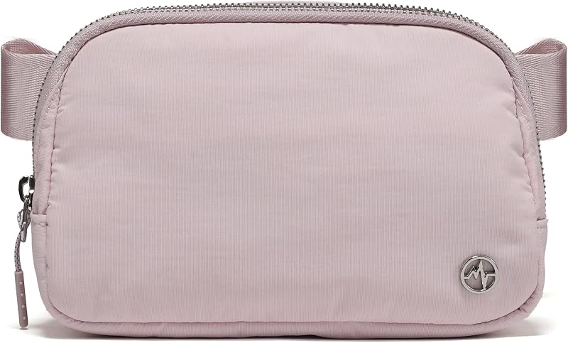 Unisex Belt Bag Fanny Pack for Women with Adjustable Strap, Small Waist Pouch for Workout Running Traveling Hiking