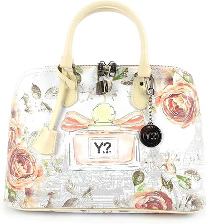 Borsa donna Y Not mod. Bugatti stampa Roma - Serie Profumi - F325 :  Amazon.it: Scarpe e borse