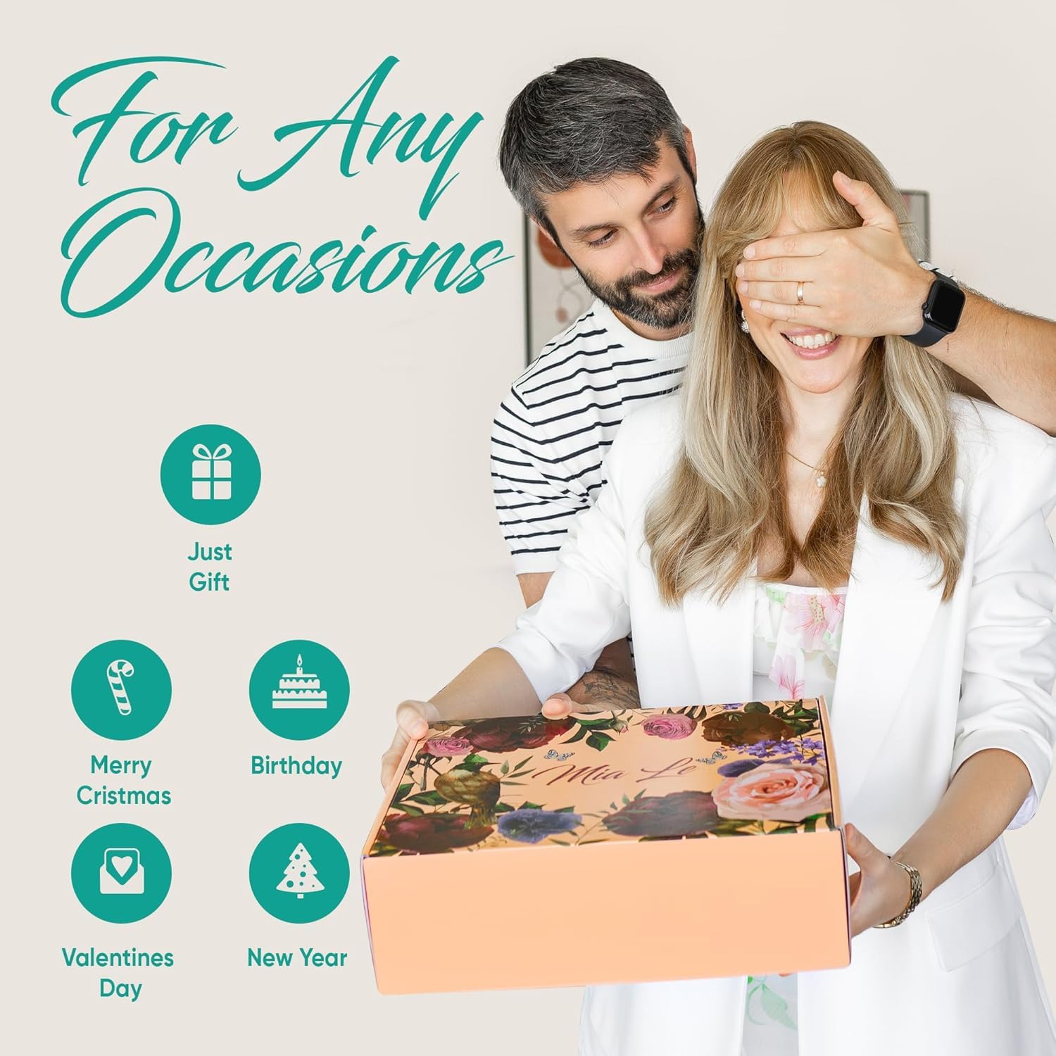 Luxury Spa Gift Basket Set – 16 Pcs Bath Set with Bath Bombs, Body Lotion, Shower Gel & More – Relaxing Gifts for Women & Men – Perfect for Birthday, Christmas, Thank You & Bridal Shower(Turquoise) - Image 7