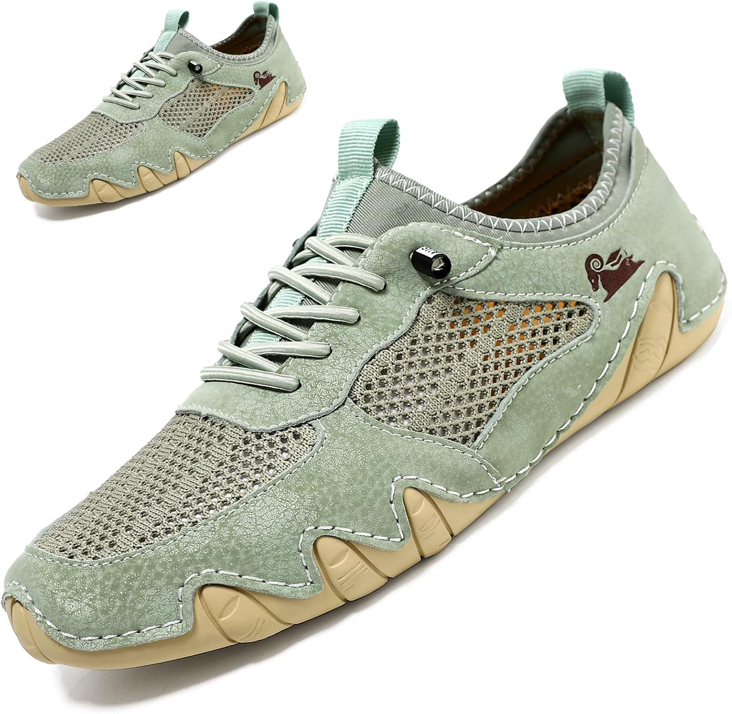 Women's Outdoor Mesh Trail Shoes Summer Breathable Hiking & Walking Sneakers Casual Non-Slip Lightweight Sports Driving Shoes