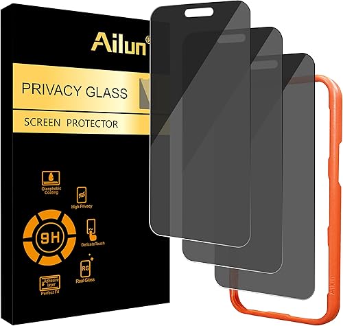 Miniatura 31 de Ailun Protector de pantalla de privacidad para iPhone 14 Plus/iPhone 13 Pro Max [pantalla de 6.7 pulgadas] 2 unidades de vidrio templado privado