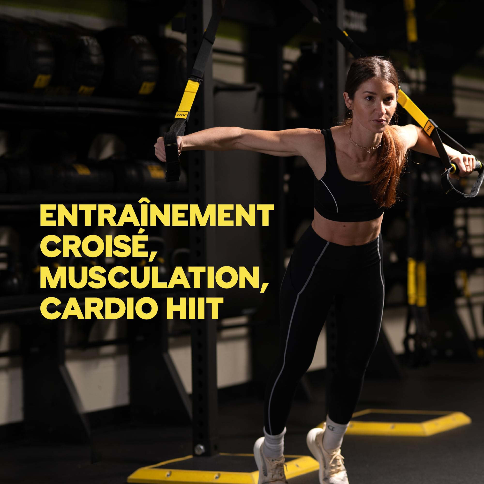 Sangle de suspension TRX PRO3 - pour sportifs professionnels/entraîneurs - accès à l'application TRX Training Club inclus