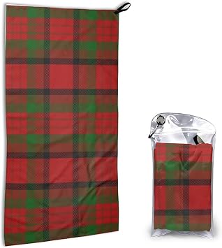 Microfiber Travel Towel, County Tipperary Irish Tartan Super Absorbent Quick Drying Towel Camping Towel Suitable for Sports, Yoga, Travel, Backpack