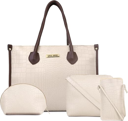 LEGAL BRIBE Crock Style Tote Bag Combo Of 4
