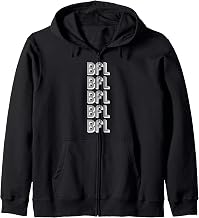 BFL Bakersfield Airport Travel Zip Hoodie
