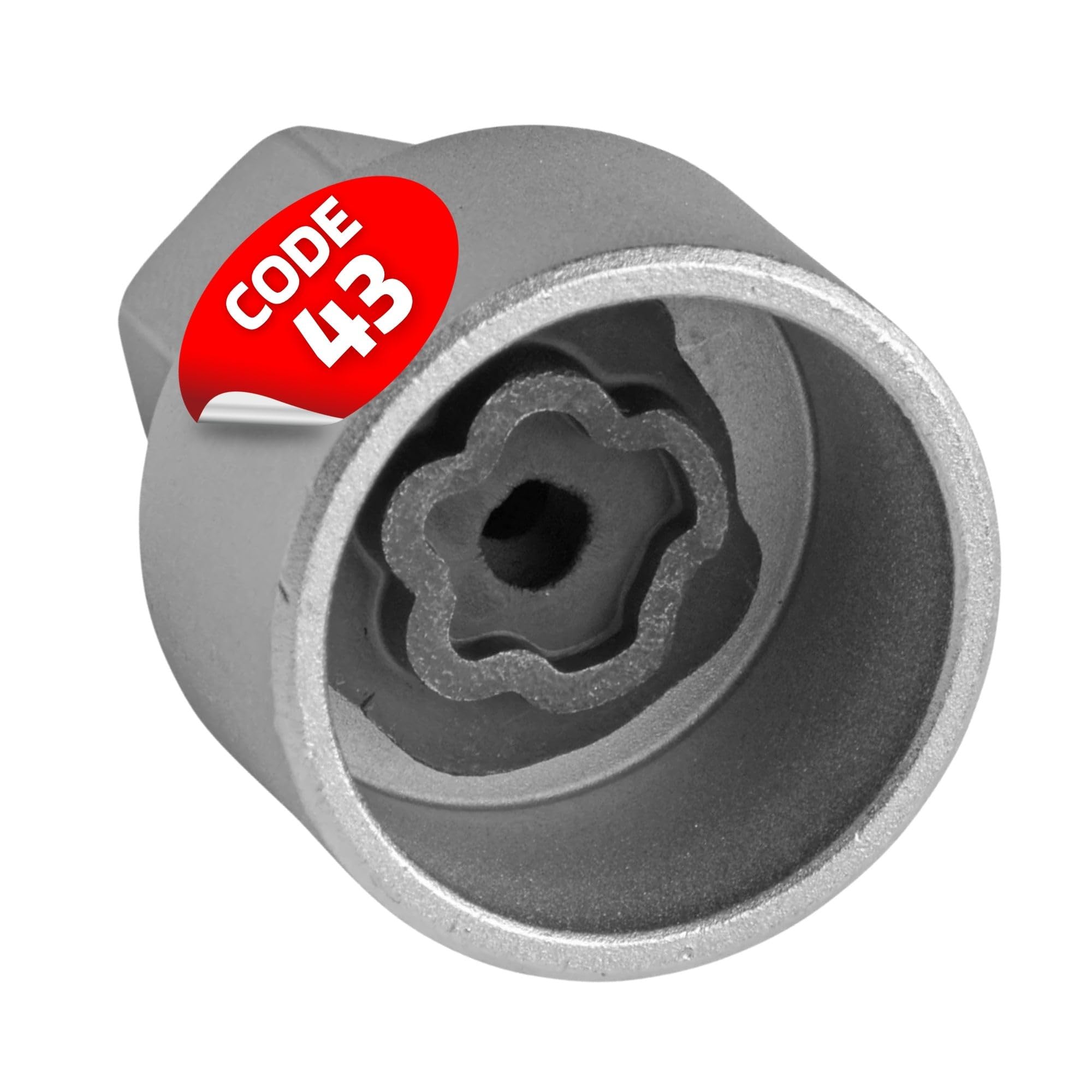 SW-Stahl 02384L-3 Felgenschloss Adapter 43 für BMW - Radsicherung Schlüssel | Felgenschloss-Lösewerkzeug zur Demontage für BMW ab 2012, Radschraubenschlüssel aus Chrom-Vanadium-Stahl, Sechskant Profil