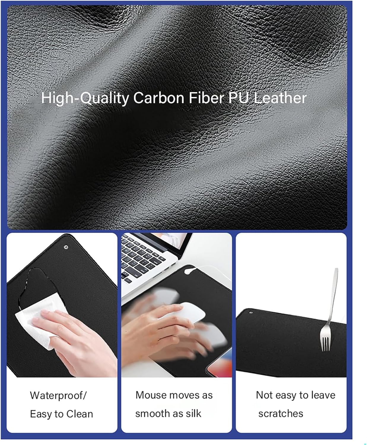 Grounding Pad for Sleeping 16"x24" with Grounding Cord Large Earthing Pad for Relieving Anxiety at Home Work Black