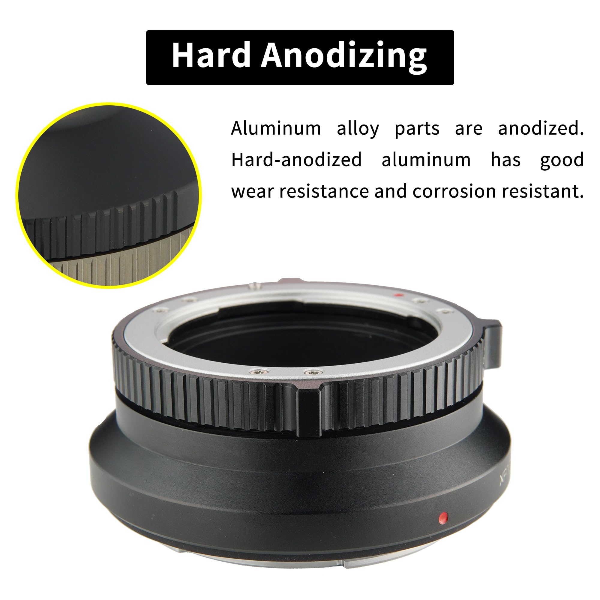 Anello adattatore per montaggio obiettivo compatibile con obiettivo Leica R per fotocamera Hasselblad X System XCD X1D X2D