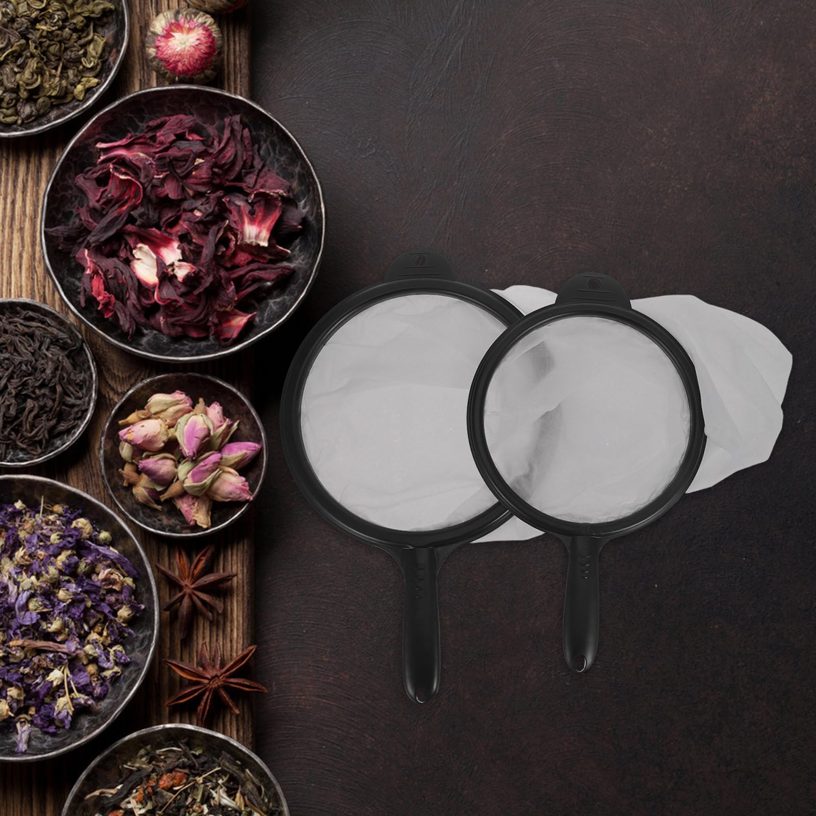 Filtro Infusor de Té 2 Piezas de Plástico para Filtrado Preciso