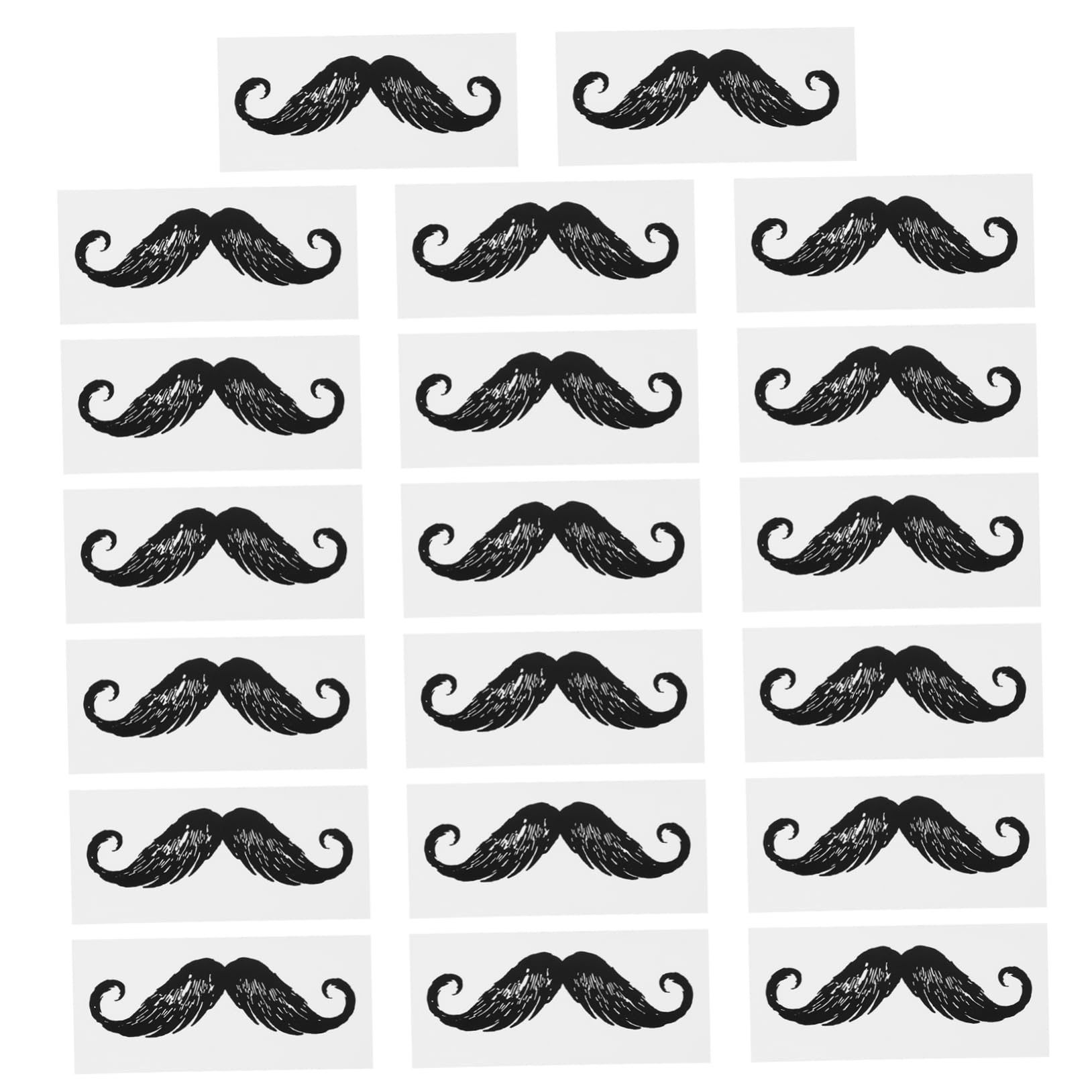 FOMIYES Hair Removal Stickers 20pcs Nose Hair Depilation Stickers for Beard Styling