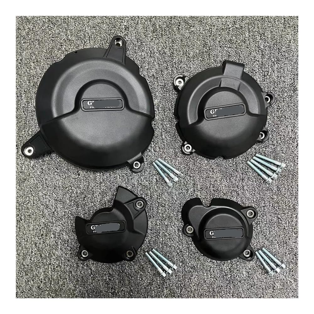 Cubierta motor GSX-S1000 protector estator anticaídas textura carbono 2